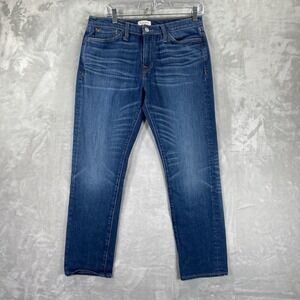 Ace Rivington Jeans men's 31x28 Athletic Taper Fit Blue Candiani Denim Stretch